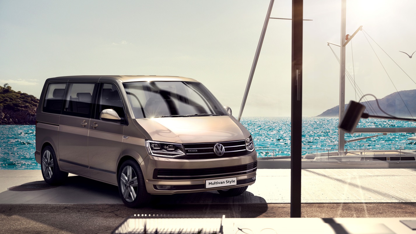 Внешность Volkswagen  Multivan  Style делает автомобиль заметным на любых дорогах